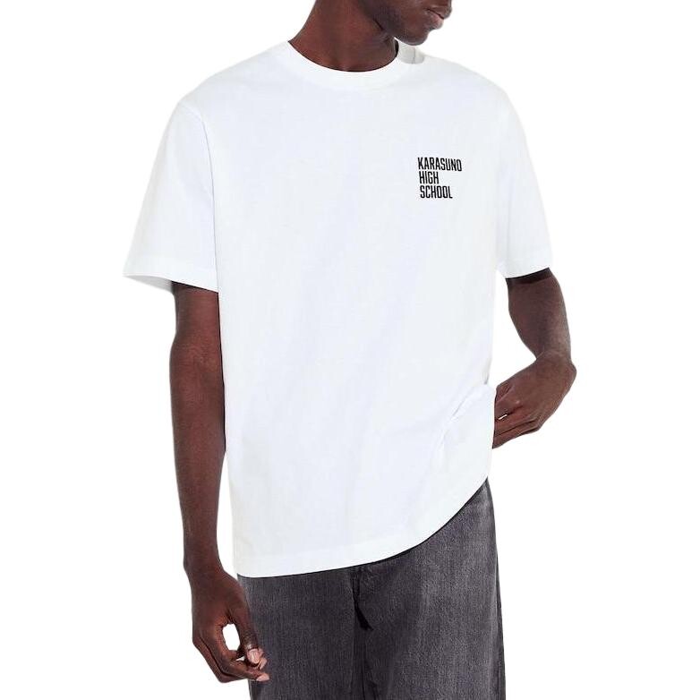 Футболка Volleyball Junior Co-branded Model Unisex White Uniqlo, белый — фото 4