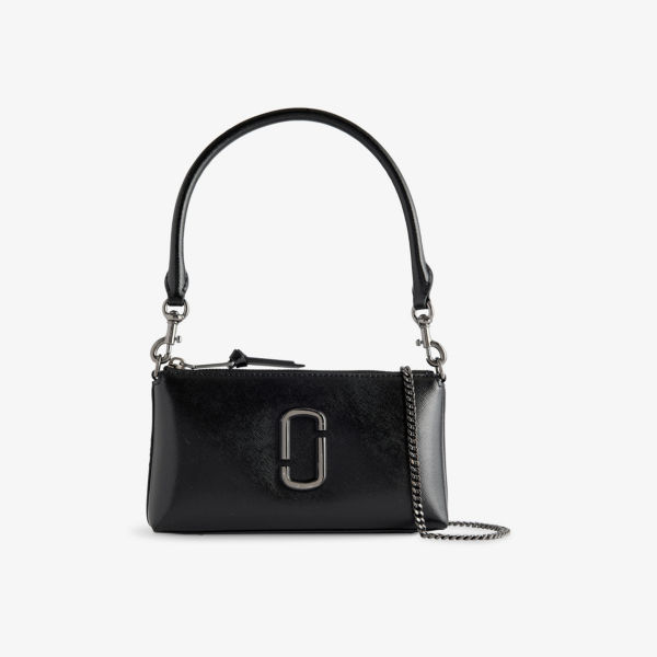 

Сумка через плечо из кожи The Snapshot DTM Convertible Marc Jacobs, черный