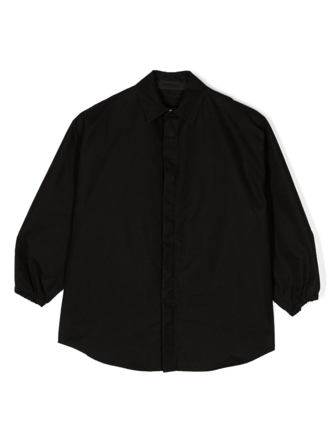 

FEAR OF GOD ESSENTIALS KIDS рубашка с потайной застежкой, черный