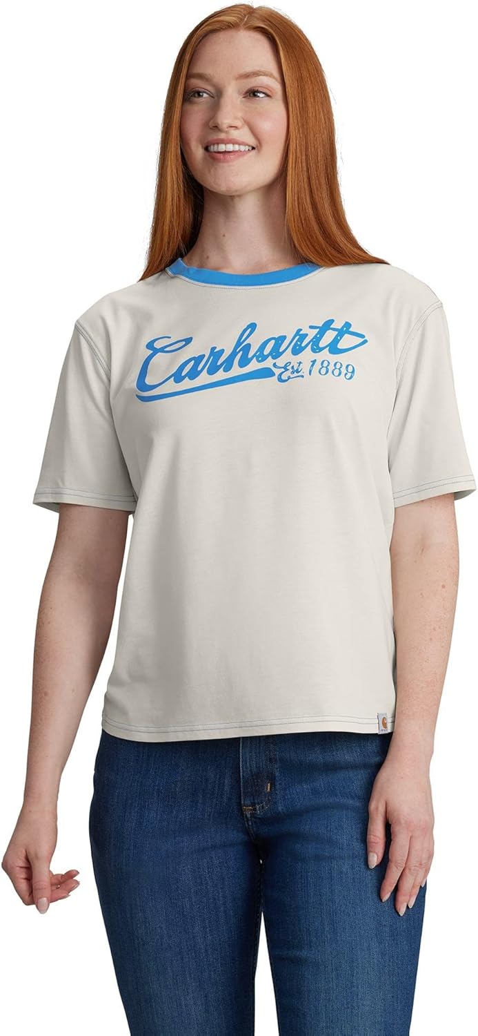

Carhartt Women's 106835 футболка из серии Tencel Fiber, свободного кроя, Malt
