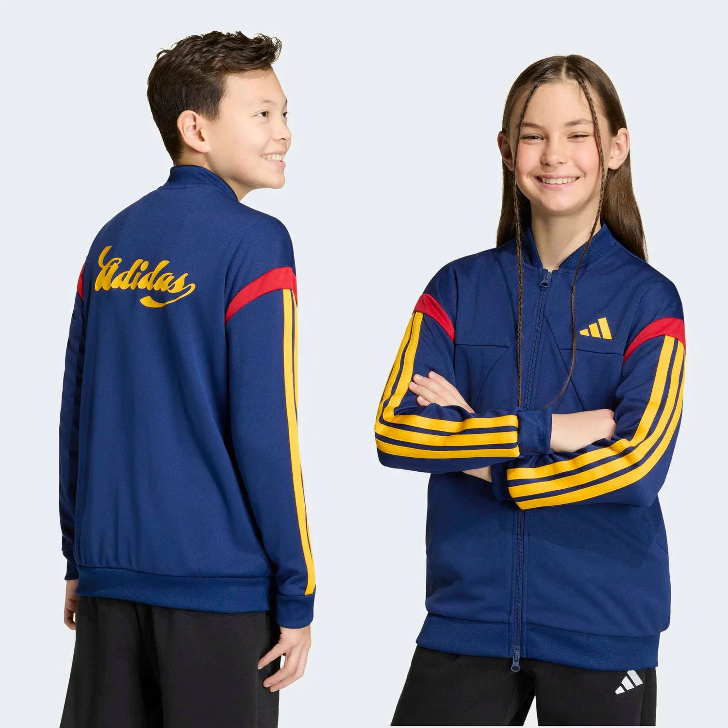 Спортивная куртка Adidas Sportswear синего цвета — фото 4