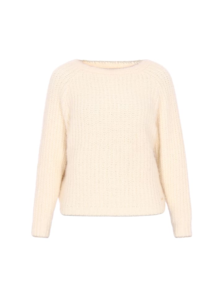 

DreiMaster Женский свитер кремового цвета