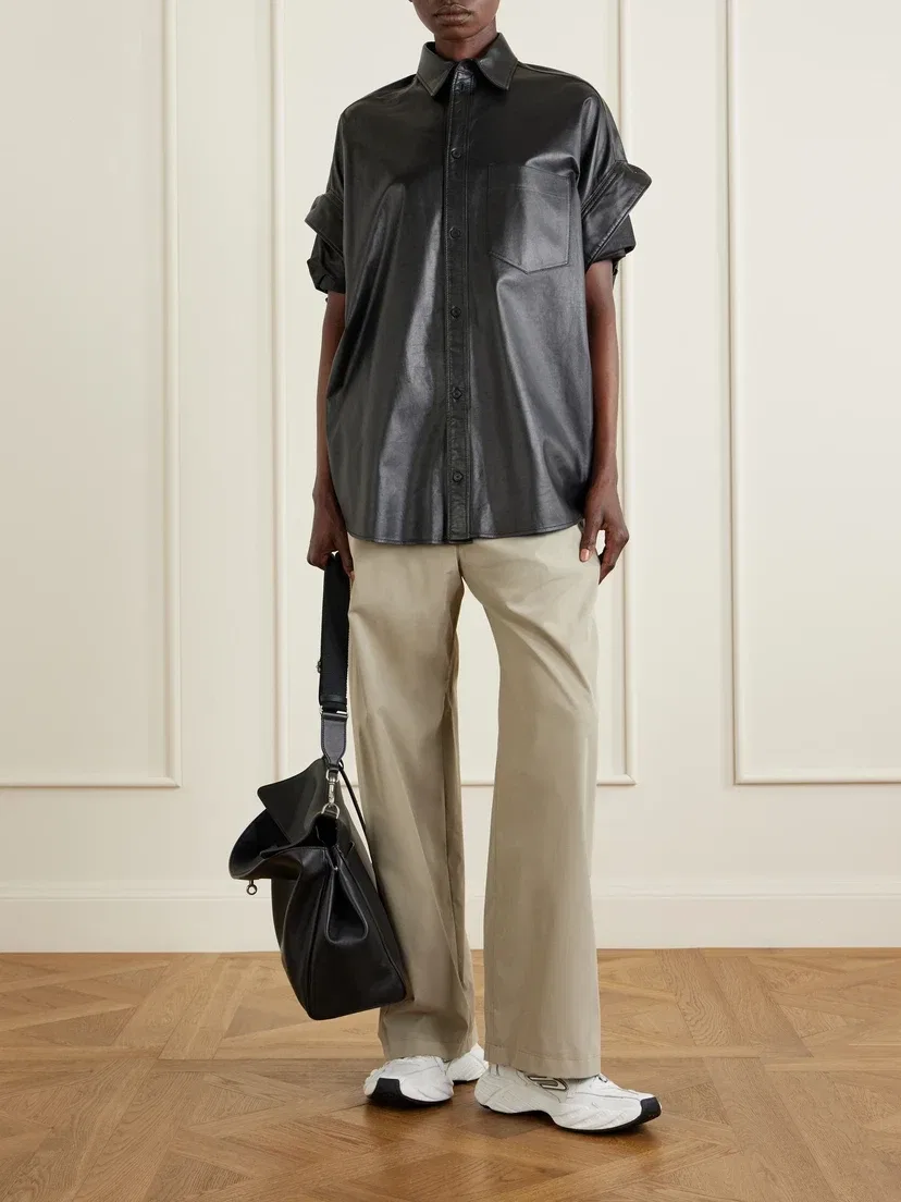 Кожаная сумка через плечо Rodeo BALENCIAGA, черный — фото 3