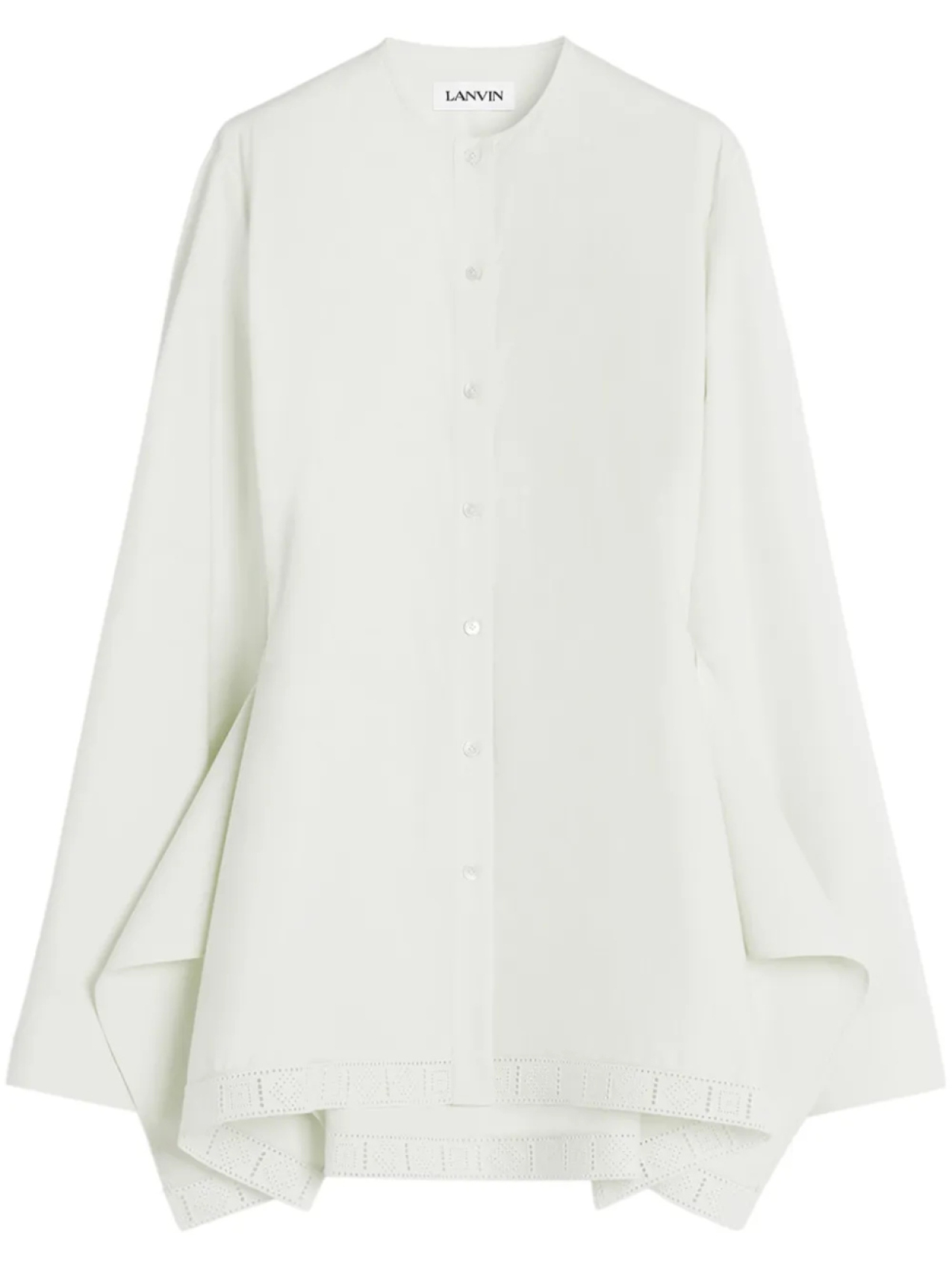 

Lanvin хлопковая блузка, белый