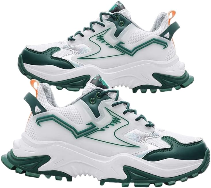 

Мужские спортивные кроссовки HoaloX, модные легкие беговые кроссовки с верхом из дышащей сетки, удобные повседневные кроссовки для ежедневной носки и спортивных занятий, зеленый