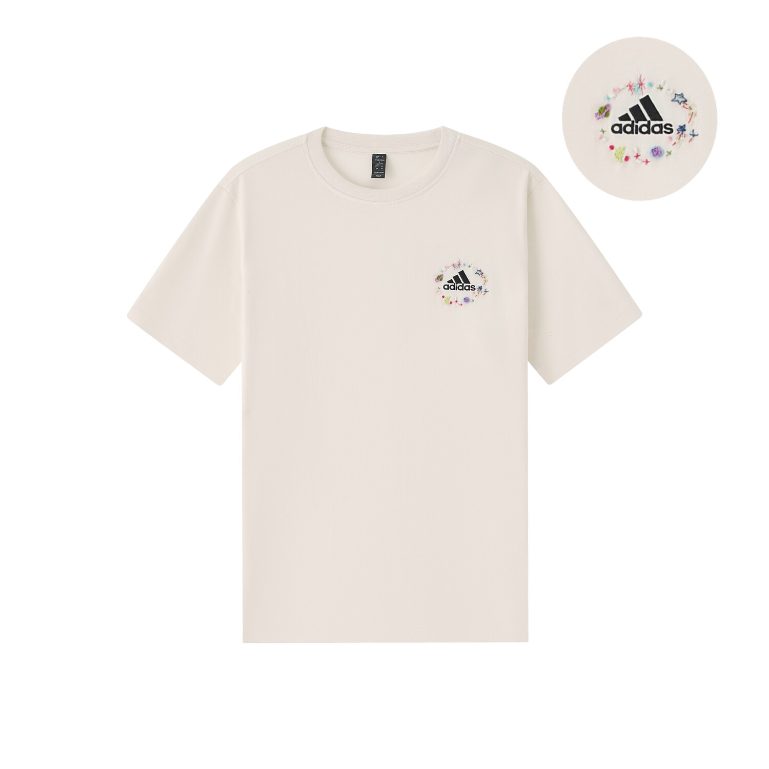 

Футболка унисекс Off White Adidas, кремовый