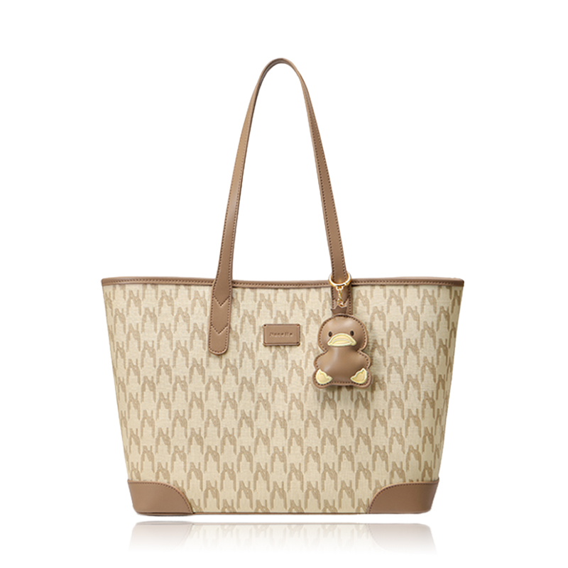 

NUCELLE ПВХ хозяйственная сумка через плечо большая женская разноцветная, Rock Brown