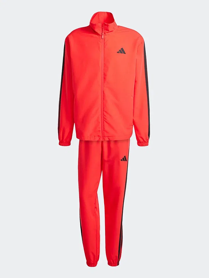 Спортивный костюм из полиэстера Adidas, красный — фото 3