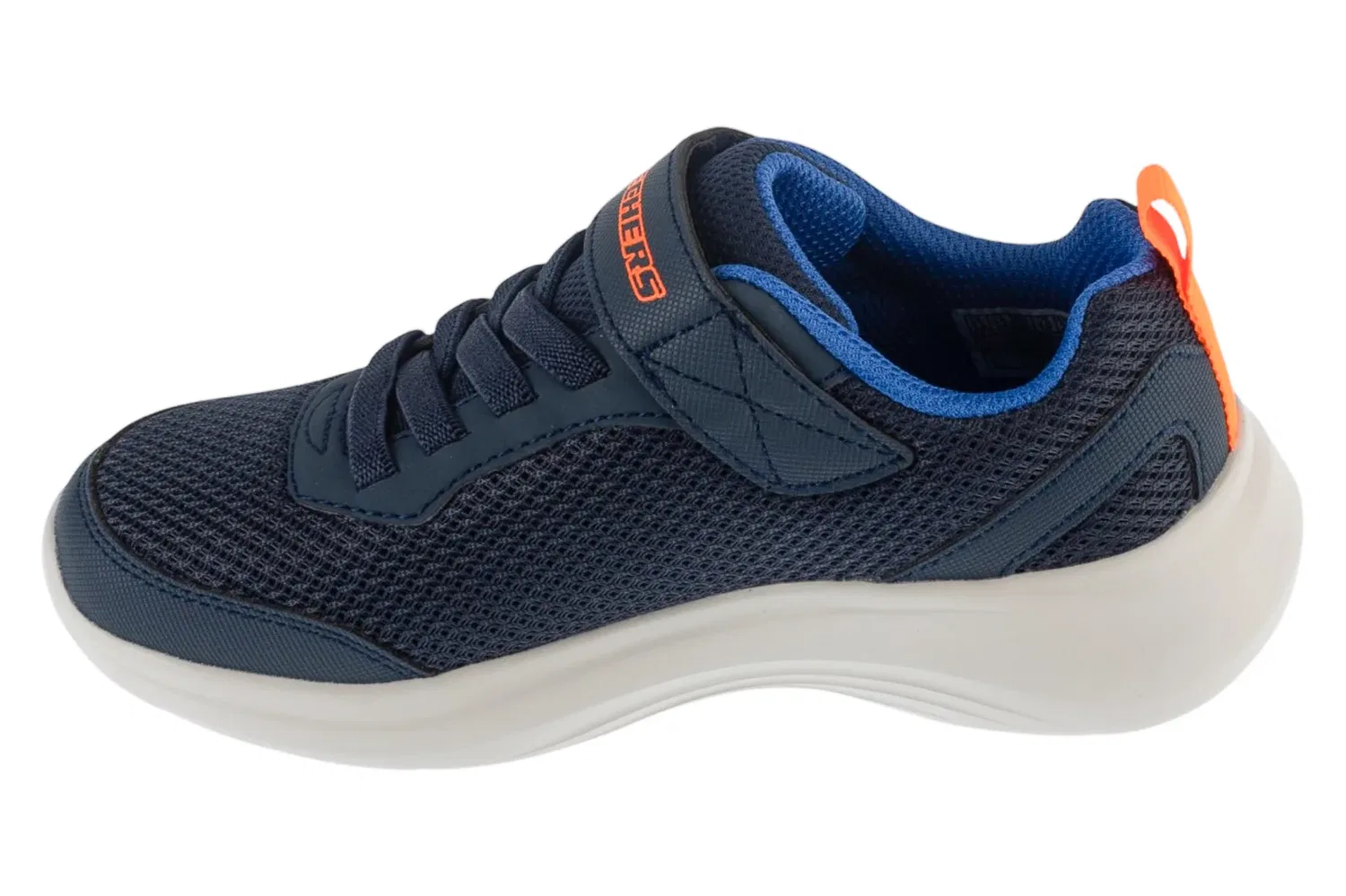 Кроссовки детские, текстильные, Skechers, темно-синий — фото 2