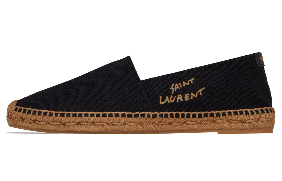 

Эспадрильи с вышитым логотипом Saint Laurent