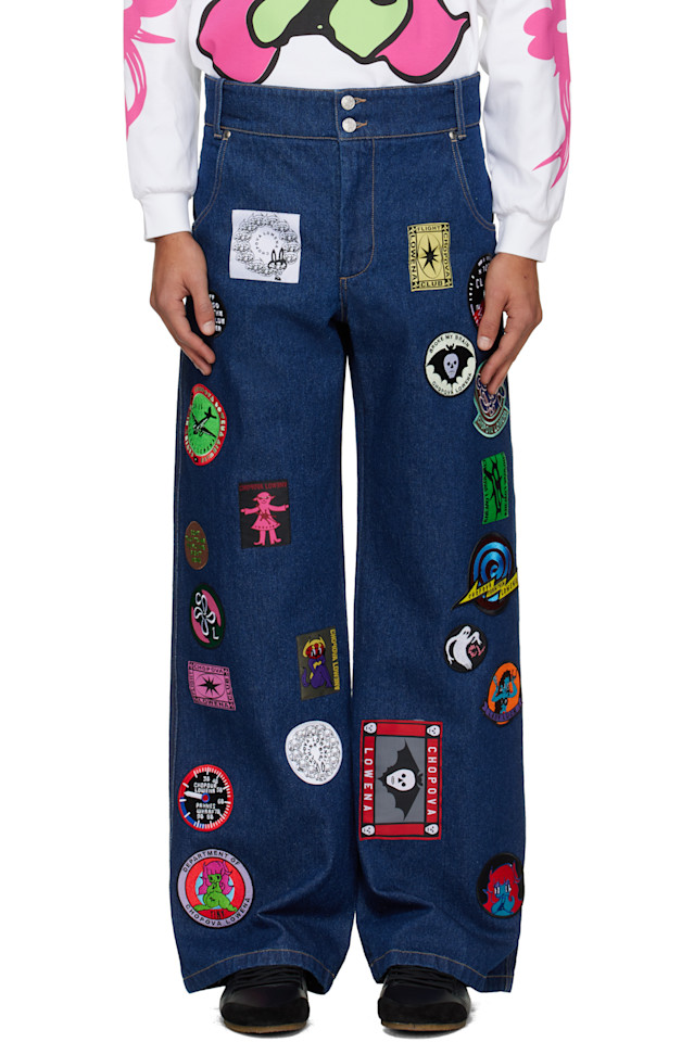 

Chopova Lowena Синие джинсы Wicko