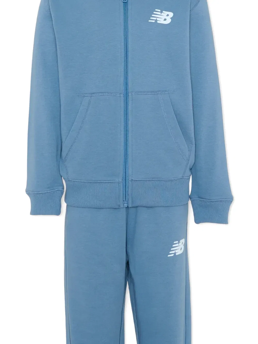 Спортивный костюм на молнии с логотипом New Balance Kids, синий — фото 3