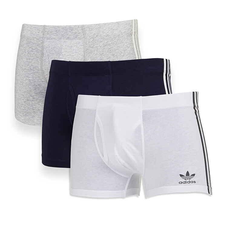 

Мужские трусы Adidas Originals, цвет Black/White/Gray