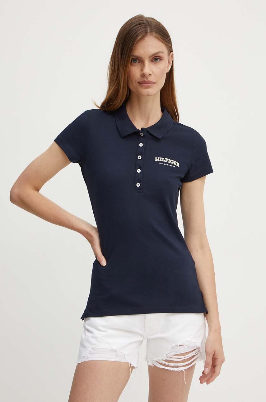 

Поло Tommy Hilfiger, темно-синий