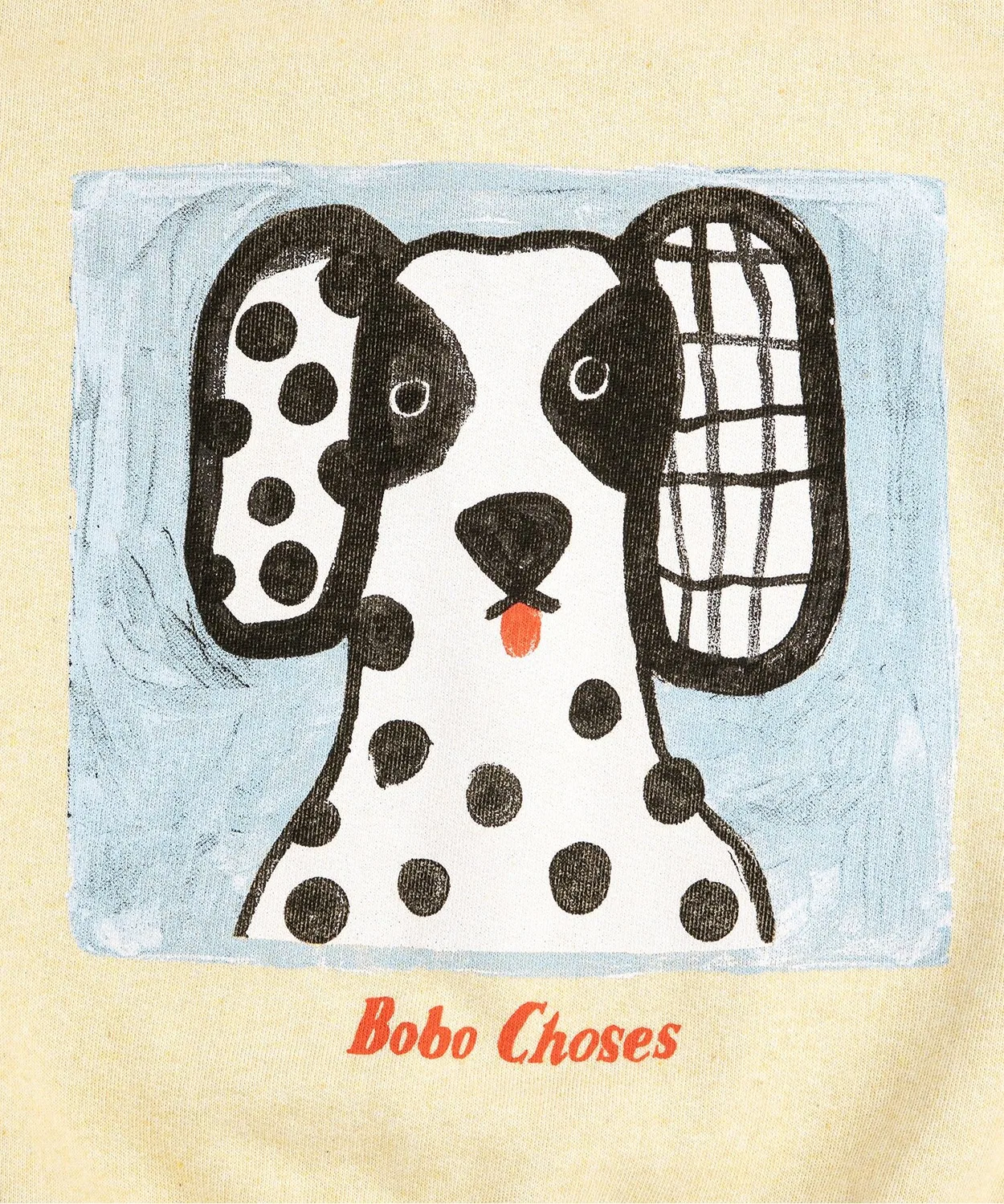 Толстовка детская Van Dog с принтом, BOBO CHOSES, длинный рукав, желтая — фото 2