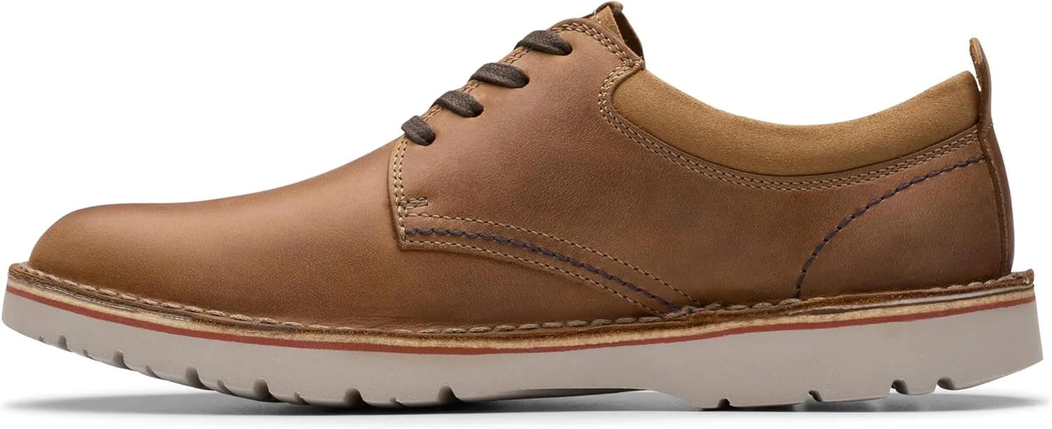

Мужские низкие оксфорды Clarks Eastridge, светло-коричневый