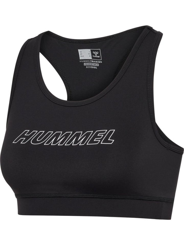 

Футболка Hmlte Fundamental Sports Bra черного цвета Hummel