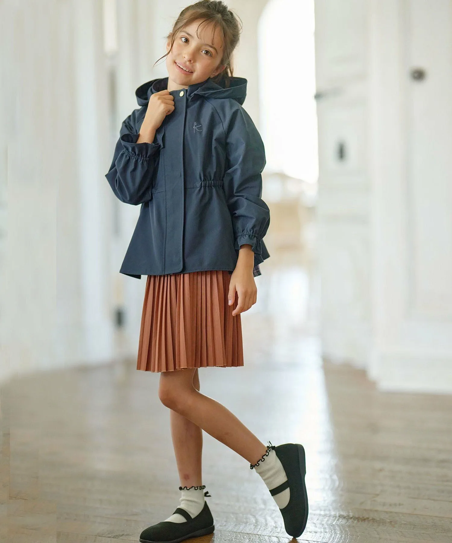 Брюки Плиссированные юбки из трикотажа TC Kids Suite, Brown tones [030] — фото 4