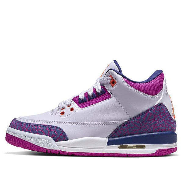 

Кроссовки 3 retro 'barely grape' Air Jordan, мультиколор