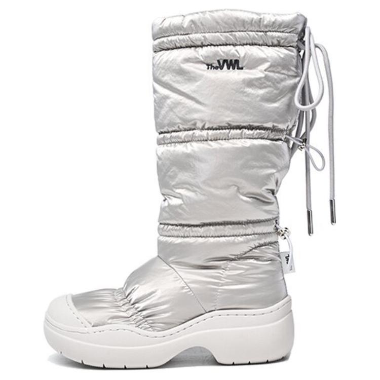Сапоги женские серебристые VWL, Silver