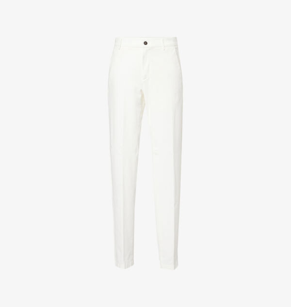 

Брюки прямого кроя Slip-Pocket из хлопковой смеси Eleventy, белый