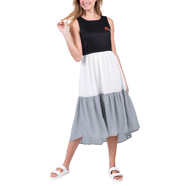 

Женское платье 4her by carl banks black/gray cleveland browns 12th inning colorblock G-Iii