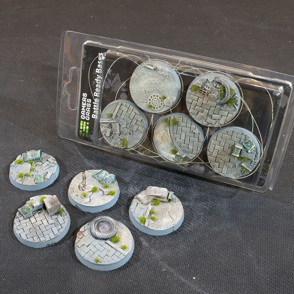 

Аксессуары Gamers Grass Battle Ready Bases: Urban Warfare - Round 40mm (5)