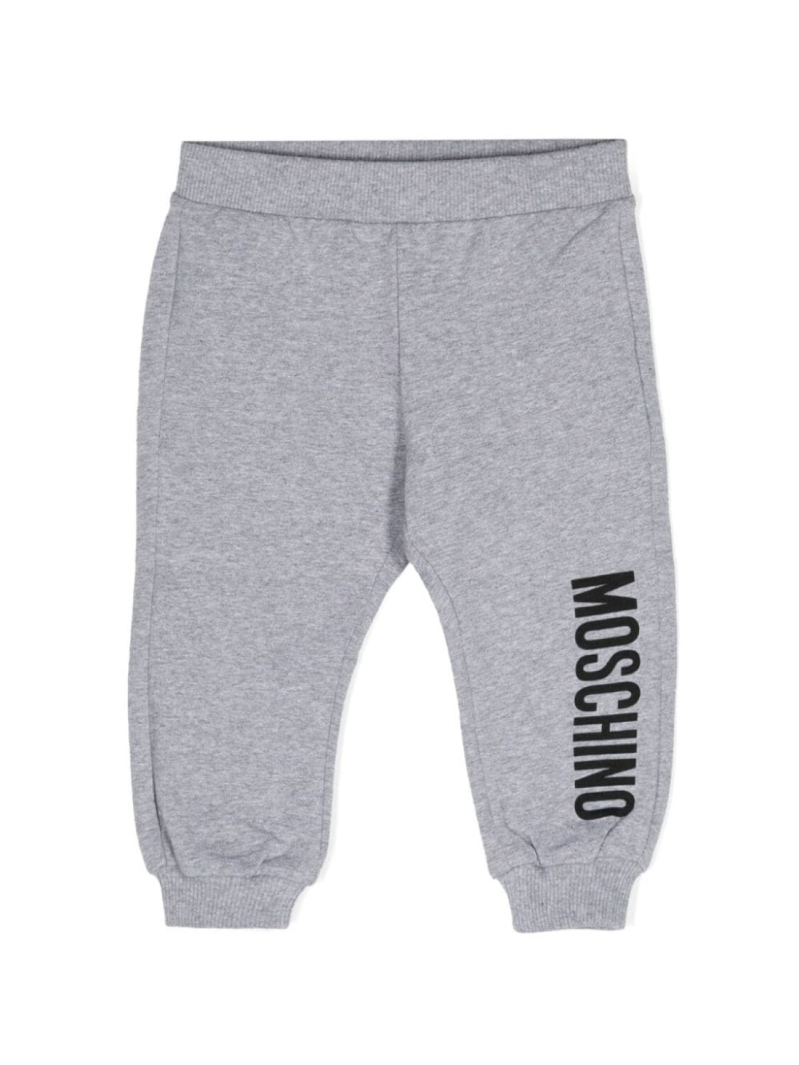 

Moschino Kids спортивные брюки с логотипом, серый