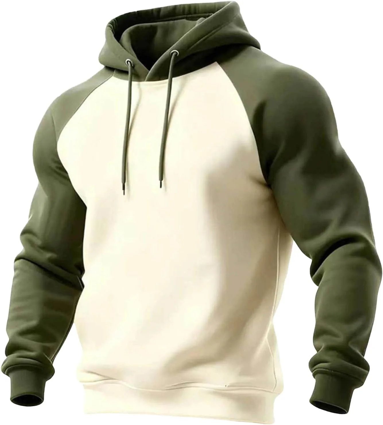 

Мужская худи с цветными блоками и рукавом реглан Cambkatl