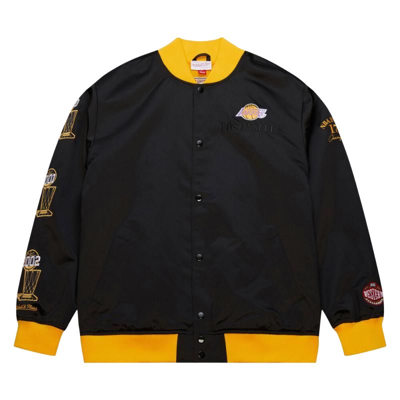 

Mitchell Ness Куртка Mitchell & Ness x NBA Los Angeles Lakers унисекс черная, Black