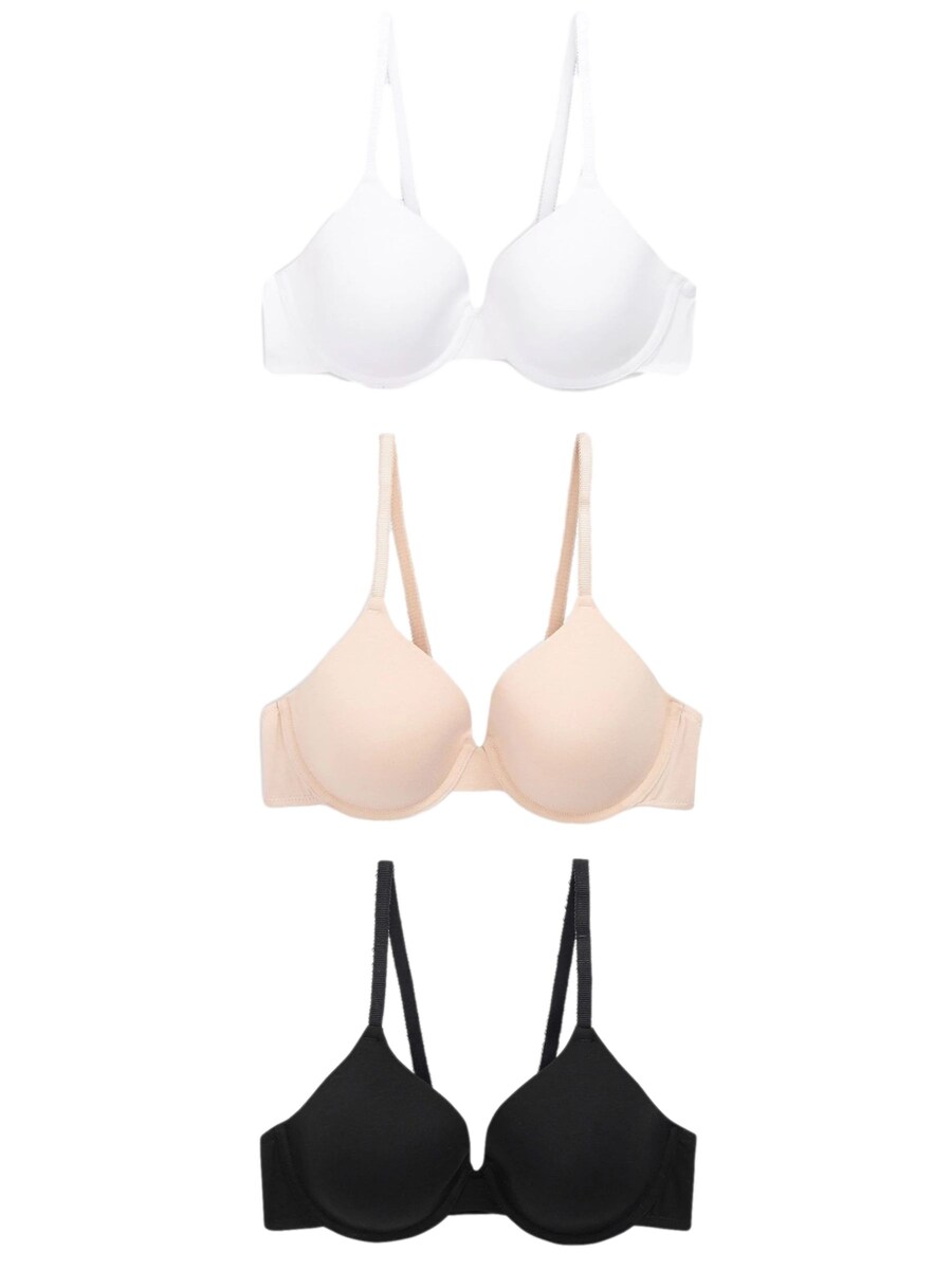 

Бюстгальтер без косточек Next, цвет Nude/Black/White