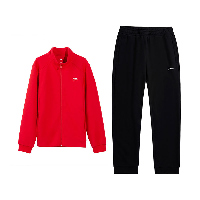 

Li-Ning Casual Sportswear мужская, bull красный top+черный pants