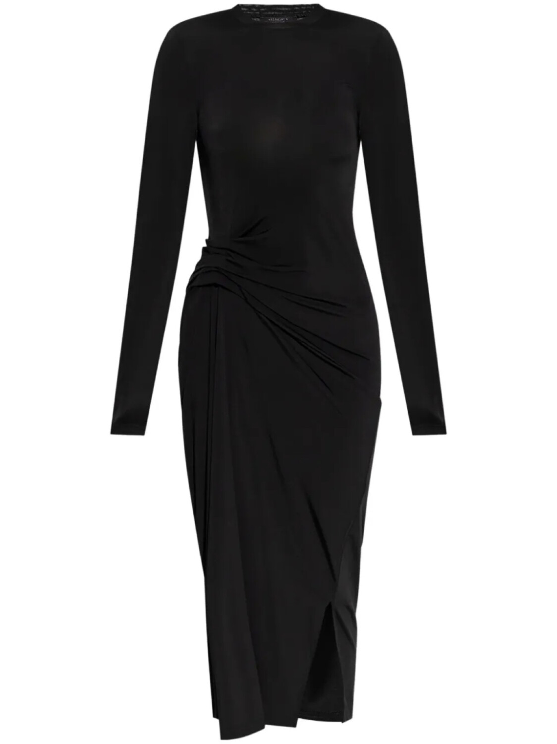 

Платье миди AllSaints Rivi, черный