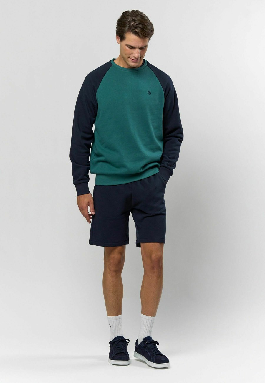 Толстовка U.S. Polo Assn. TEO, Mediterranea/Dark Green — фото 2