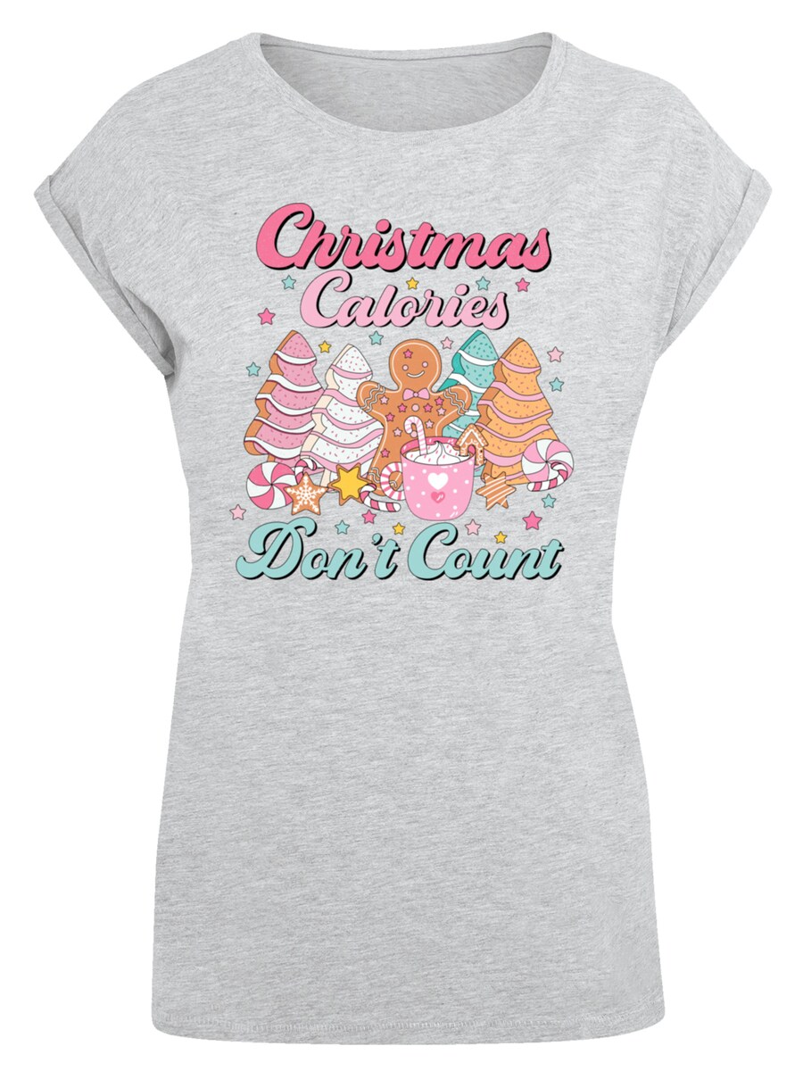 

Футболка F4NT4STIC Shirt Christmas Calories Dont Count Candy, серый