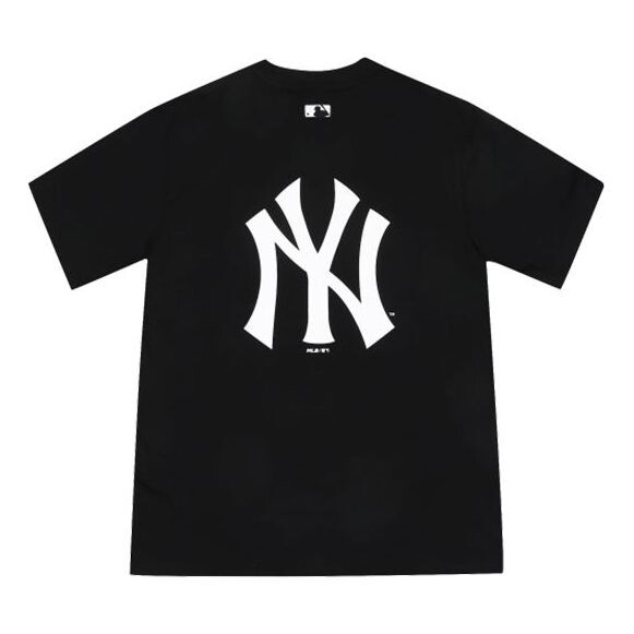 

Футболка MLB New York Yankees Big Logo Round Neck Short Sleeve Unisex Black, черный