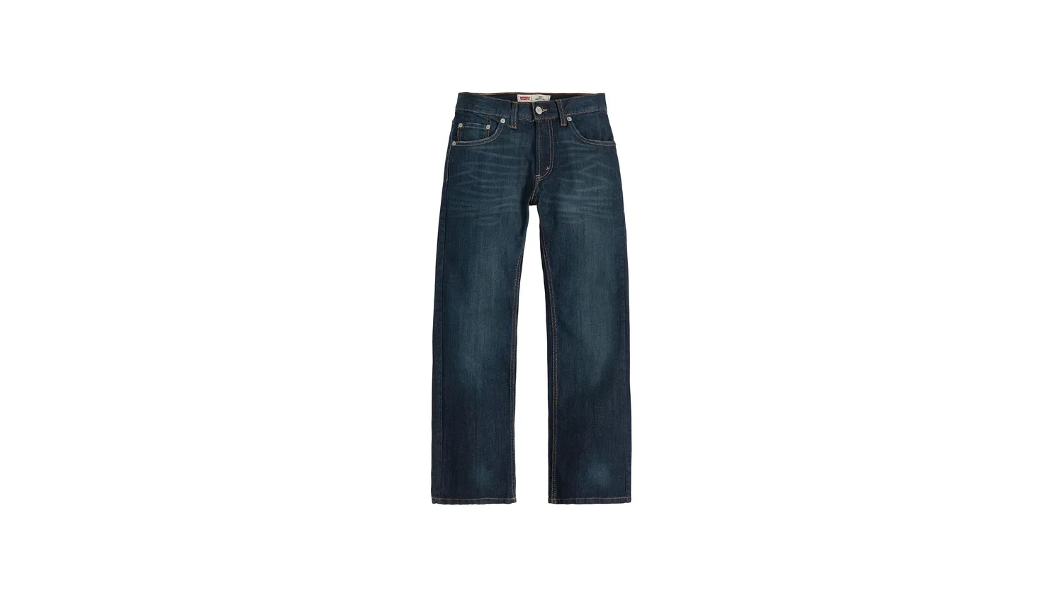 Джинсы 505 стандартного кроя, размеры для мальчиков 8-20 лет Levi's, Dark Wash — фото 3