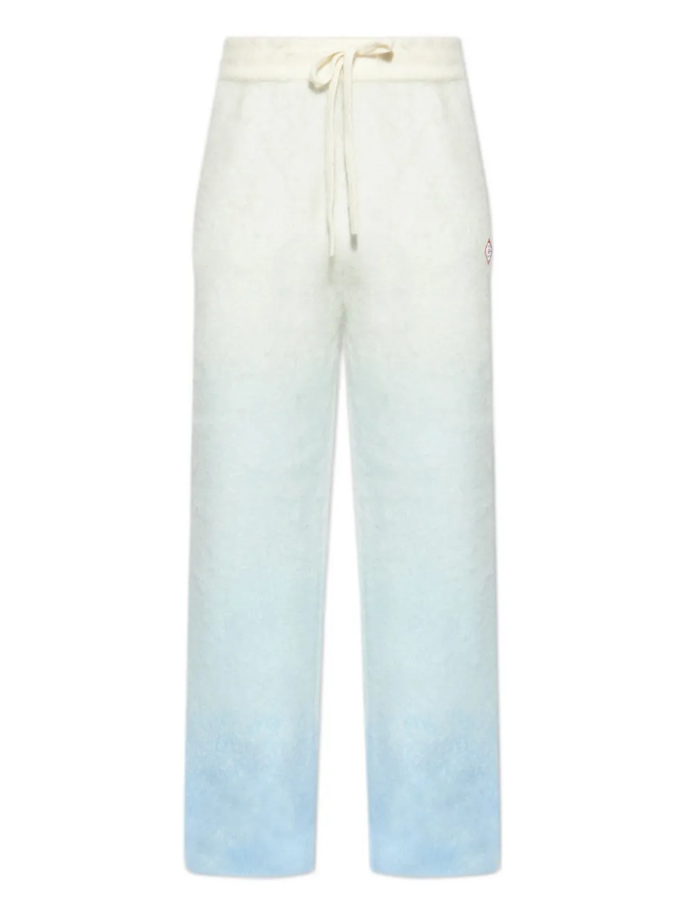 

Брюки с эффектом омбре и нашивкой с логотипом Casablanca, синий