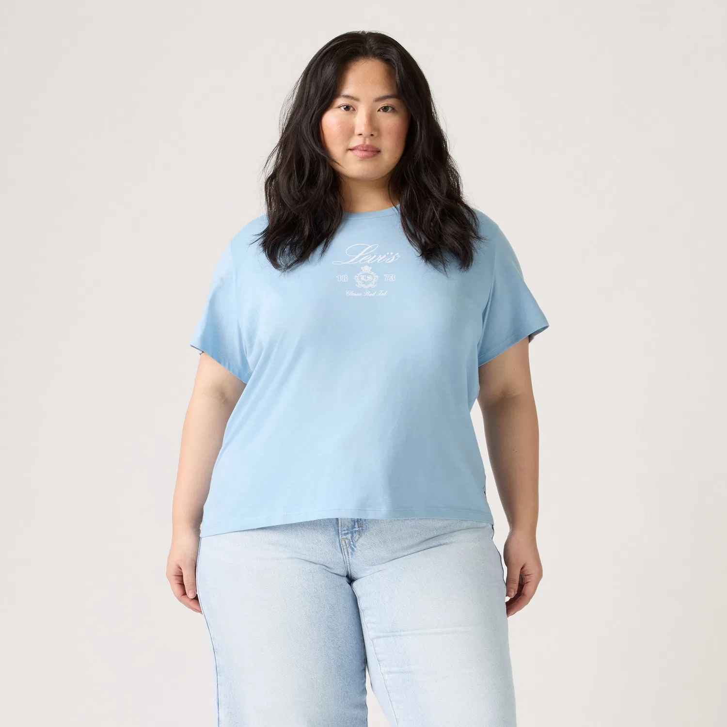 Футболка с идеальным логотипом (большого размера) Levi's, Blue — фото 3