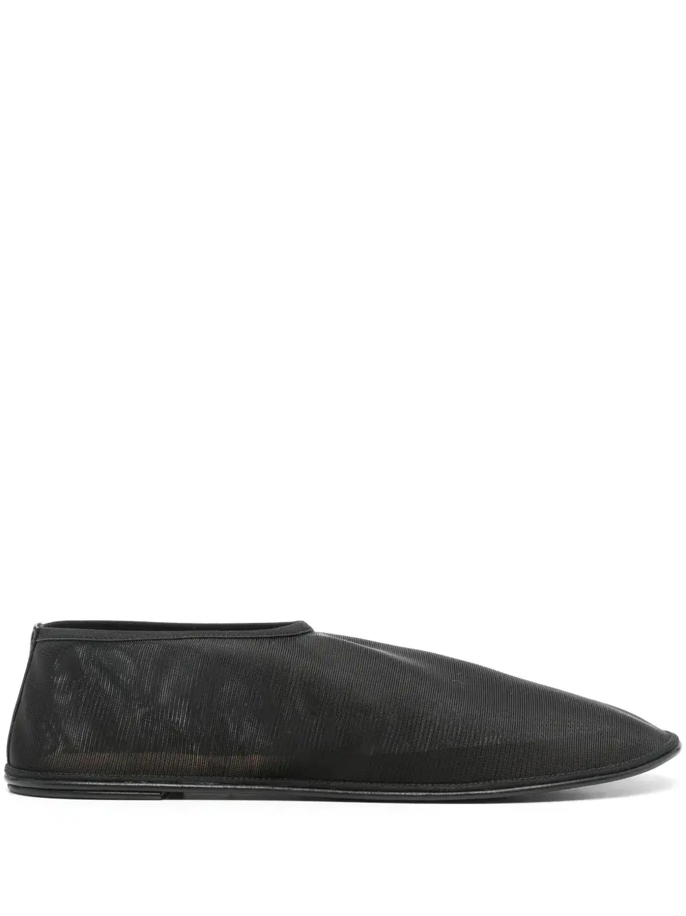 Сетчатые балетки Sock Flat THE ROW, черный