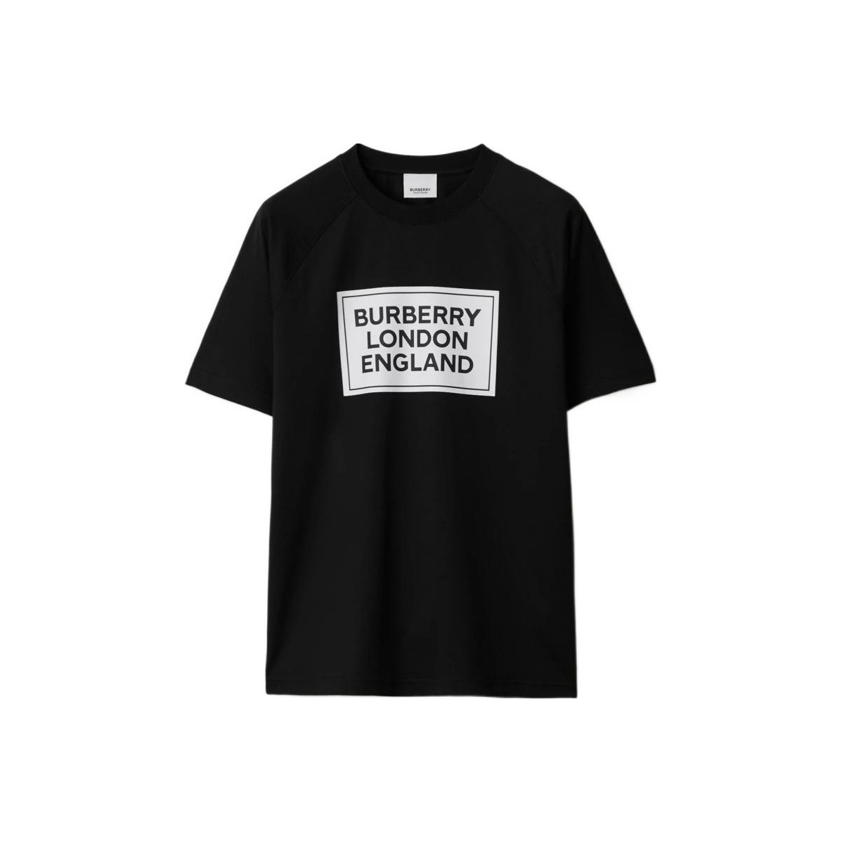 

Burberry Футболка с рукавом реглан женская черная SS24, Черный, Burberry Футболка с рукавом реглан женская черная SS24