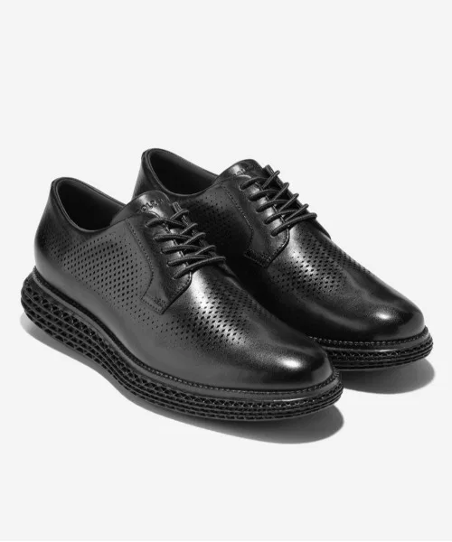 Мужские кожаные туфли COLE HAAN OriginalGrand 2.0 чёрные — фото 4
