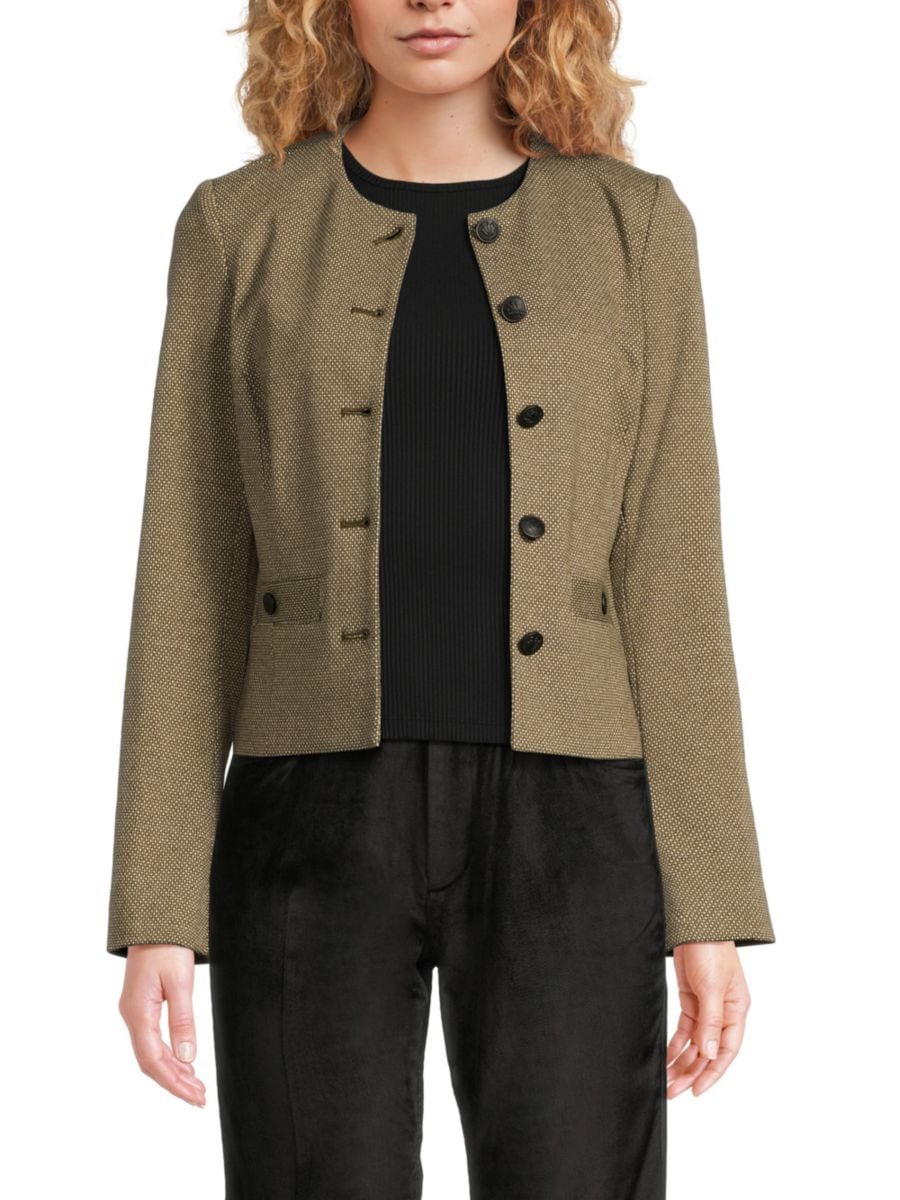 

Блейзер Carmen с круглым вырезом rag & bone, зеленый