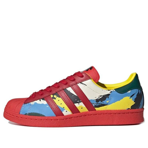

Кроссовки оригиналы суперзвезда 80-х ac Adidas, красный