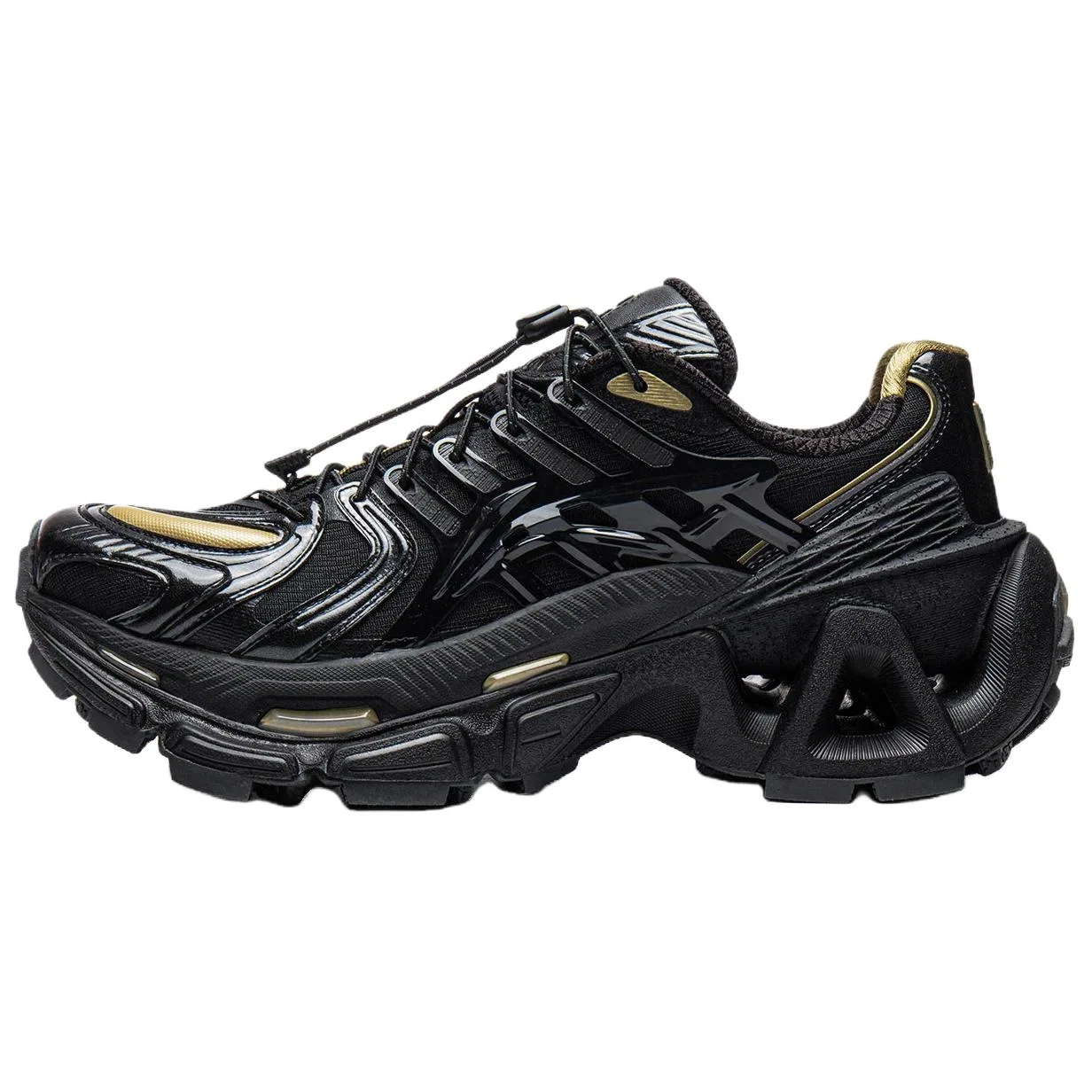 Кроссовки повседневные Li-Ning Furious Rider ACE 3.0 черно-золотые