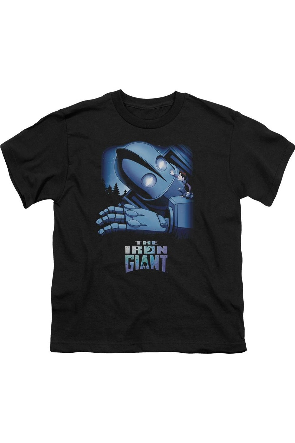 

Футболка с коротким рукавом Iron Giant "Гигант и Хогарт" для детей Gildan, черный