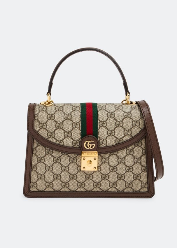 

Сумка Gucci Ophidia Small Top Handle, коричневый