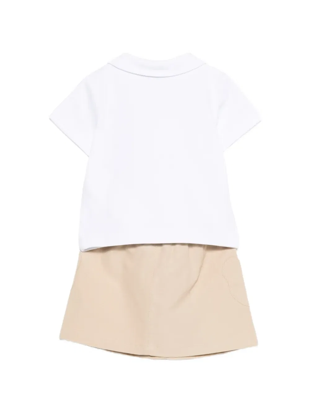 Комплект из топа и юбки Moschino Kids, белый — фото 2