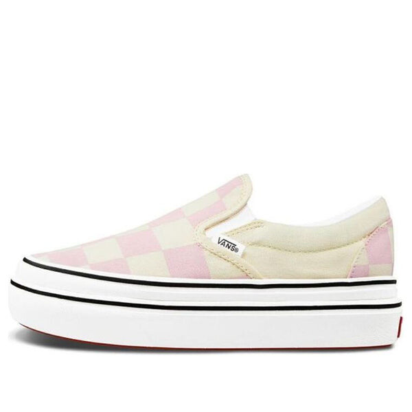 

Кроссовки classic slip-on comfycush 'big classics checker - blushing bride' Vans, розовый