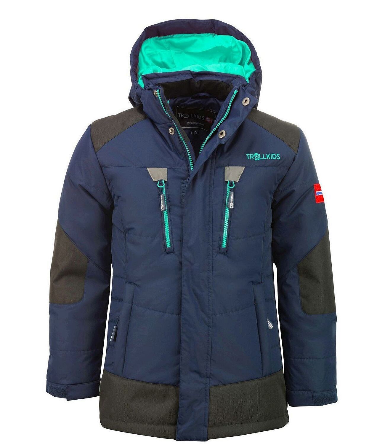 

Лыжная куртка Trollkids Winter Parka Narvik, цвет Marineblau/Mint